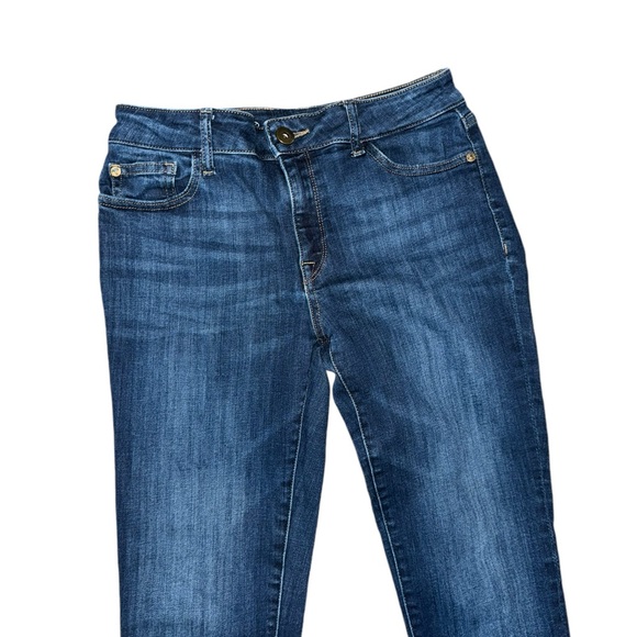 DL1961 Florence Ankle Mid Rise Instasculpt Skinny Jeans Dark Wash Size 29 - Picture 3 of 7